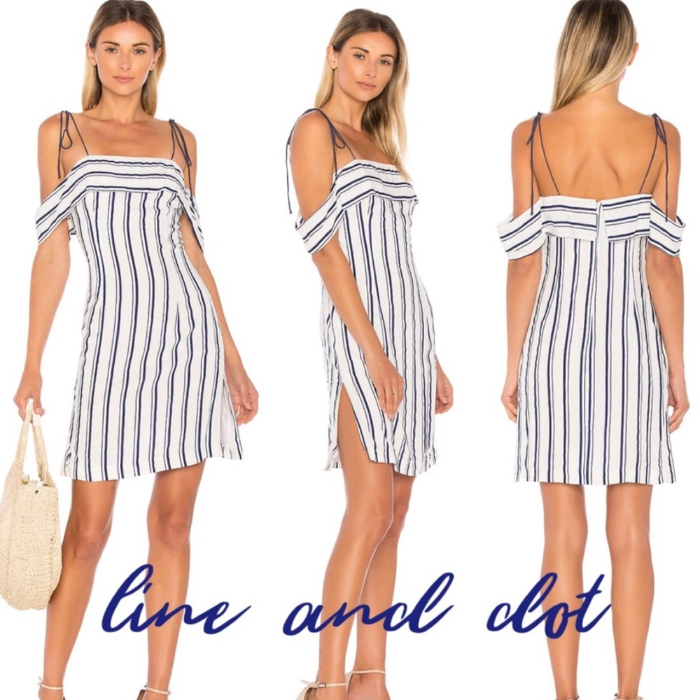 Line + Dot striped dress S